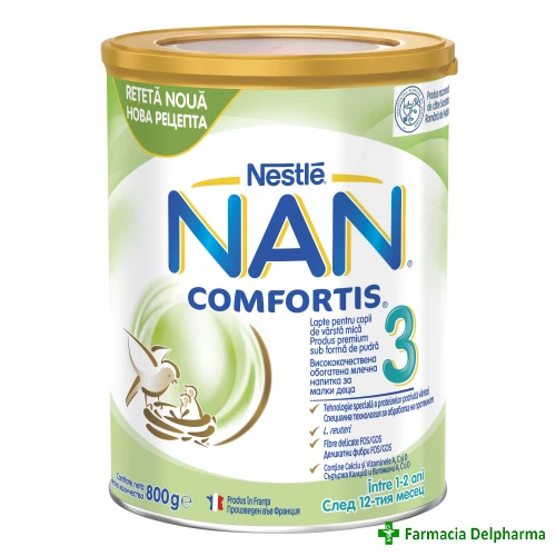 Lapte NAN 3 Comfortis x 800 g, Nestle