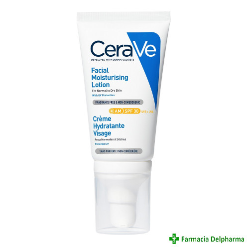 Crema hidratanta pentru fata SPF 30 ten normal-uscat x 52 ml, CeraVe