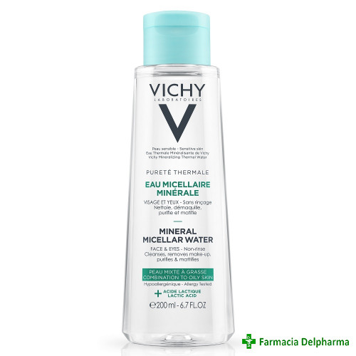 Solutie micelara pentru ten gras Purete Thermale x 200 ml, Vichy