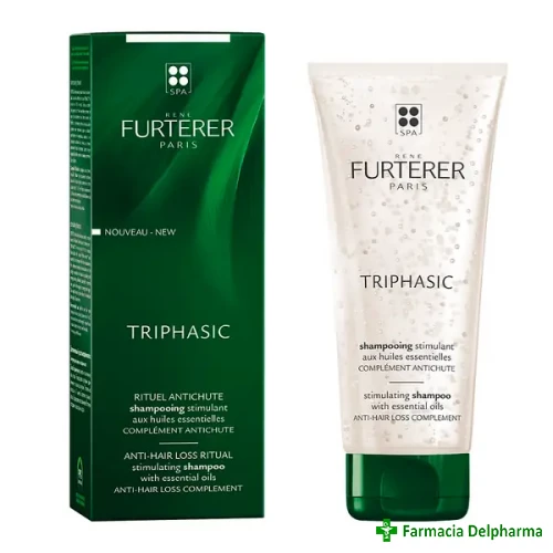 Sampon contra caderii parului Triphasic x 200 ml, Rene Furterer