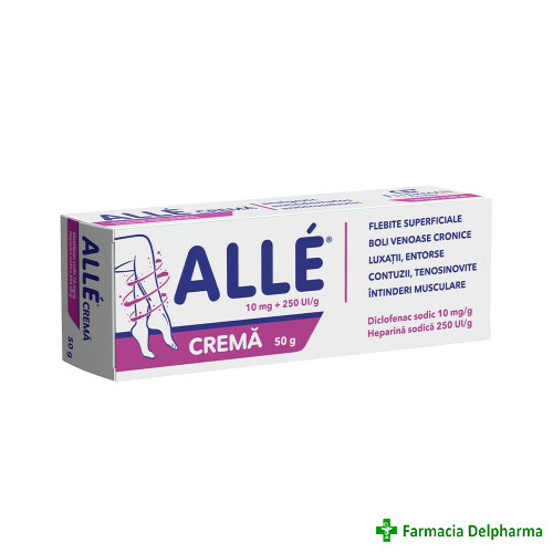 Alle crema 10 mg + 250UI x 50 g, Fiterman