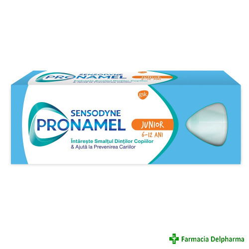 Pasta de dinti Sensodyne Pronamel Junior 6-12 ani x 50 ml, GSK