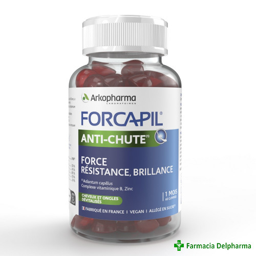 Forcapil anti caderea parului jeleuri x 60 buc., Arkopharma