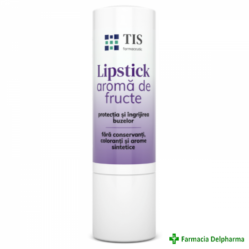 Lipstick cu aroma de fructe x 4 g, Tis Farmaceutic