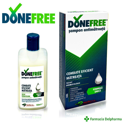 Donefree sampon antimatreata x 100 ml, Imedica