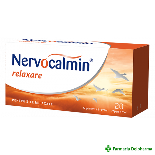 Nervocalmin Relaxare x 20 caps. moi, Biofarm