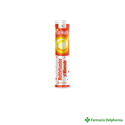 Sun-Health Multivitamine + Minerale x 20 compr. eff., Sun Wave