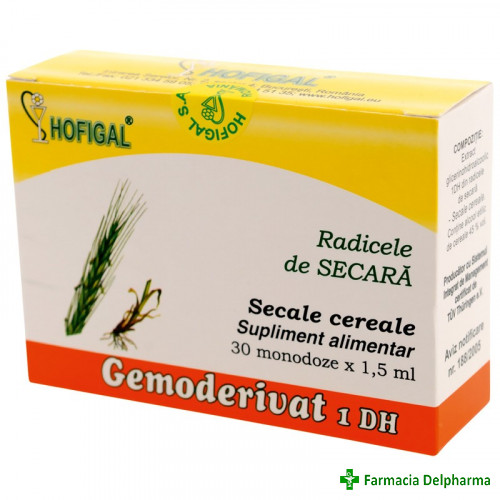 Gemoderivate Radicele de Secara x 30 doze, Hofigal