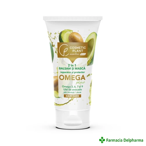 Crema de maini hranitoare Omega Plus si avocado x 75 ml, Cosmetic Plant