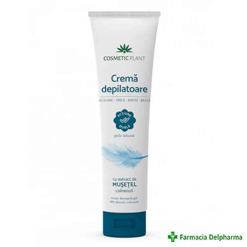 Crema depilatoare cu extract de musetel piele delicata x 150 ml, Cosmetic Plant