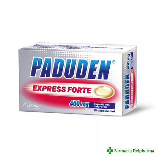 Paduden Express Forte 400 mg x 10 caps. moi, Terapia