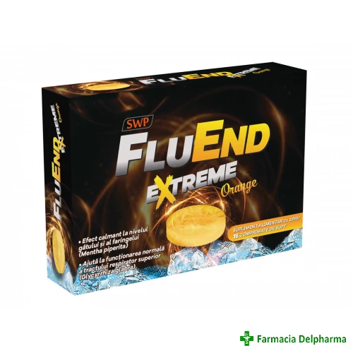 FluEnd Extreme Orange x 16 compr., Sun Wave