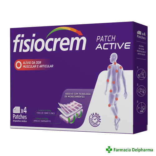 Fisiocrem Patch Active plasturi x 4 buc, Uriach