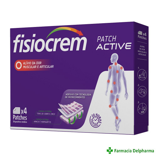 Fisiocrem Patch Active plasturi x 4 buc, Uriach