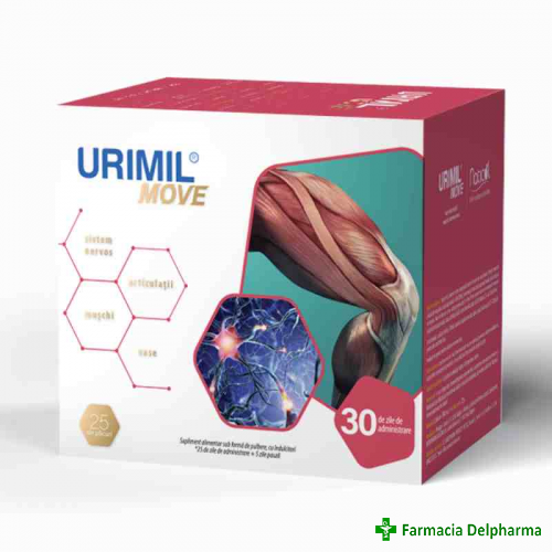 Urimil Move x 25 plicuri, Natupharma