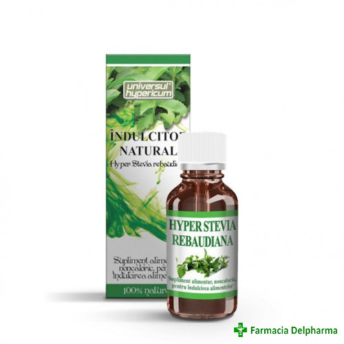 Indulcitor Hyper Stevia Rebaudiana x 50 ml, Hypericum