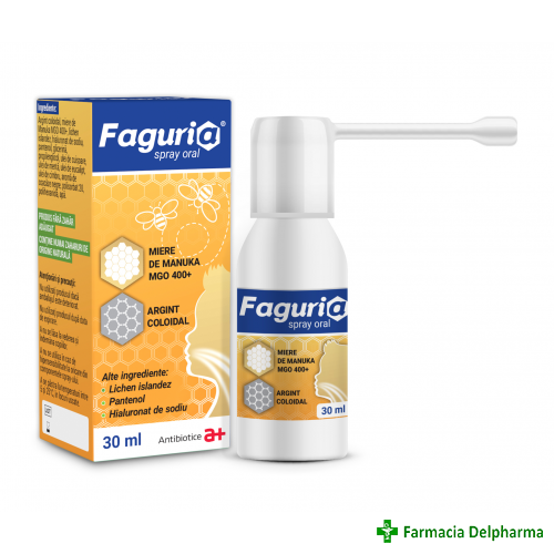 Faguria Gardlox Manusilver spray oral x 30 ml, Antibiotice