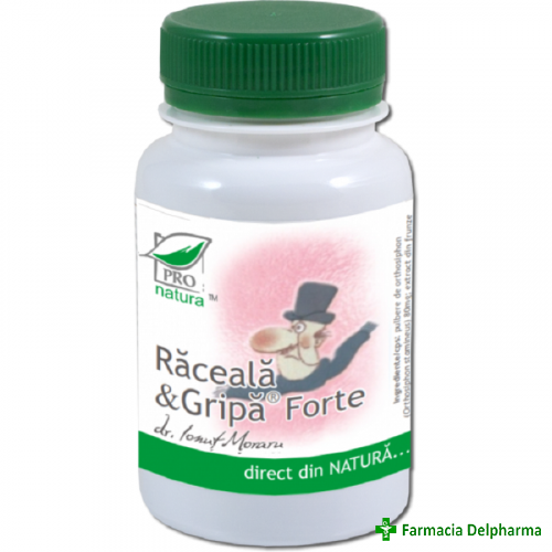 Raceala & gripa forte x 60 caps.