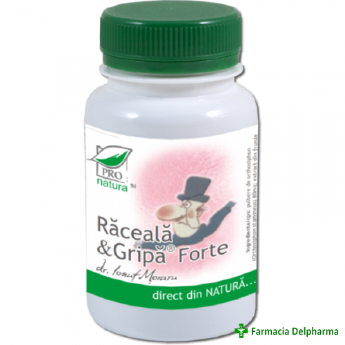 Raceala si Gripa Forte x 60 caps., Pro Natura