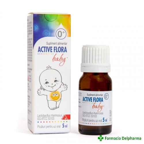 Active Flora Baby picaturi orale 0+ x 5 ml, Alpen