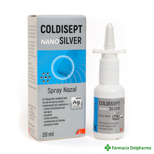 Coldisept NanoSilver spray nazal x 20 ml, Alpen