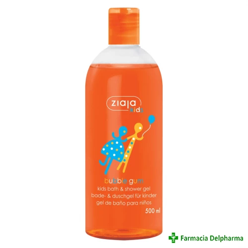 Gel de dus spumant cu aroma de guma pentru copii x 500 ml, Ziaja