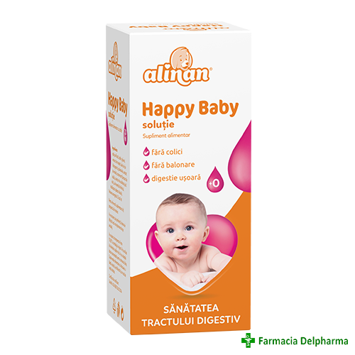 Alinan Happy baby solutie colici x 20 ml, Fiterman