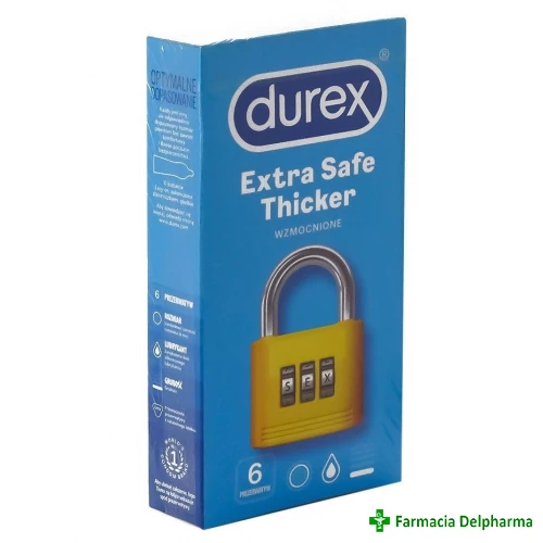 Prezervative Durex Extra Safe x 6 buc., Durex