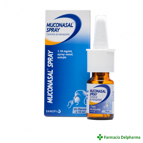 Muconasal spray nazal 1,18 mg/ml x 10 ml, Sanofi