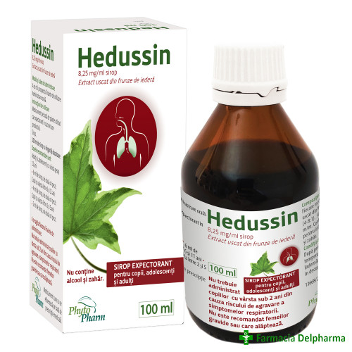 Hedussin sirop 8,25 mg/ml x 100 ml, PlantExtrakt