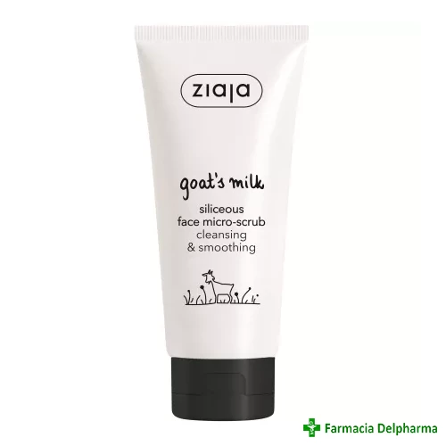 Scrub microcristalin cu siliciu pentru fata cu lapte de capra (Goat's Milk) x 75 ml, Ziaja