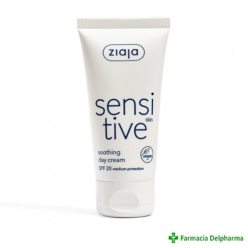 Crema de zi calmanta SPF20 (Sensitive) x 50 ml, Ziaja