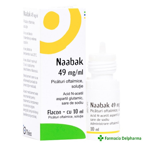 Naabak picaturi oftalmice 49 mg/ ml x 10 ml, Thea