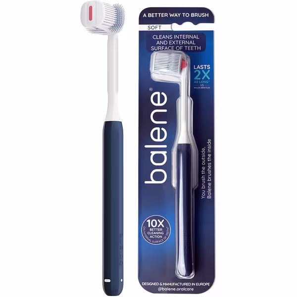 Periuta de dinti Soft Albastru x 1 buc., Balene