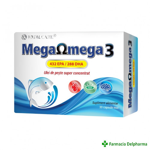Mega Omega 3 Total Care x 30 caps., Cosmopharm
