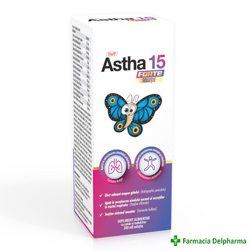 Astha 15 Forte sirop x 200 ml, Sun Wave