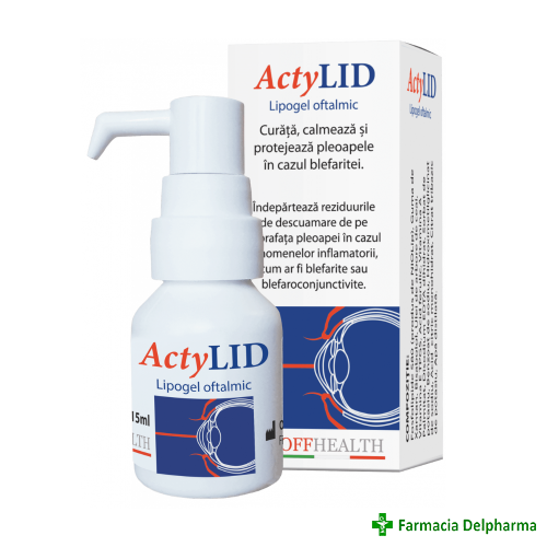 ActyLID lipogel oftalmic x 15 ml, Offhealth