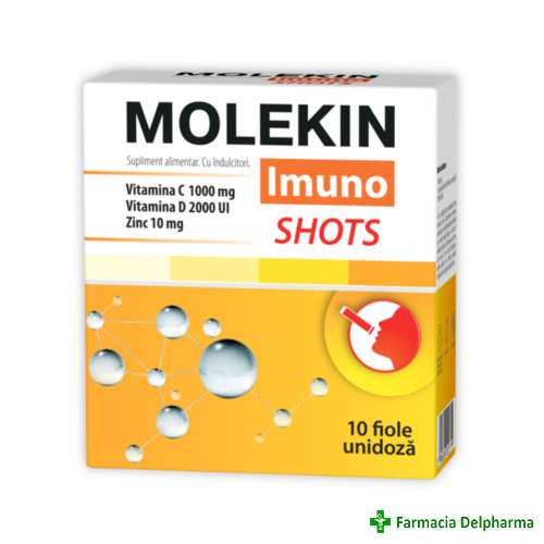 Molekin Imuno Shots x 10 fiole, Zdrovit