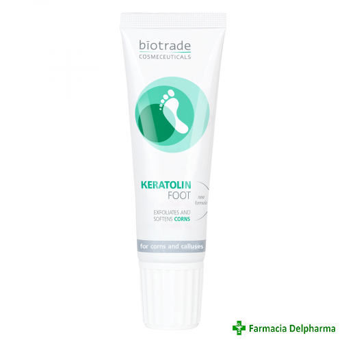 Gel exfoliant bataturi si negi Keratolin Foot x 15 ml, Biotrade