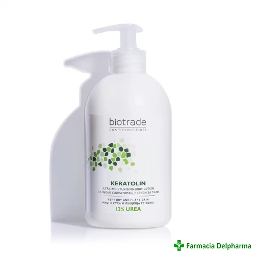 Lotiune de corp 12% uree Keratolin x 400 ml, Biotrade