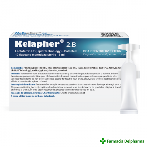 Kelapher 2.b nano-lactoferina x 10 monodoze