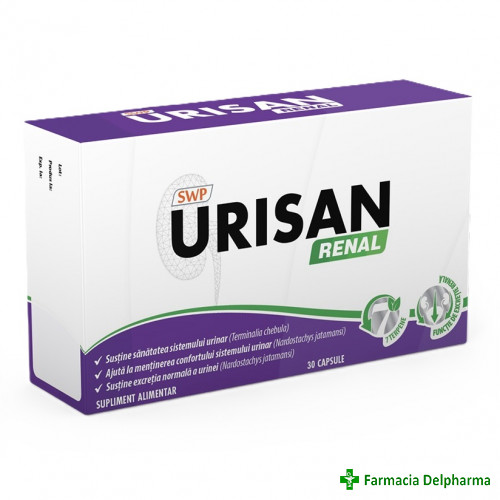 Urisan Renal x 30 compr., Sun Wave