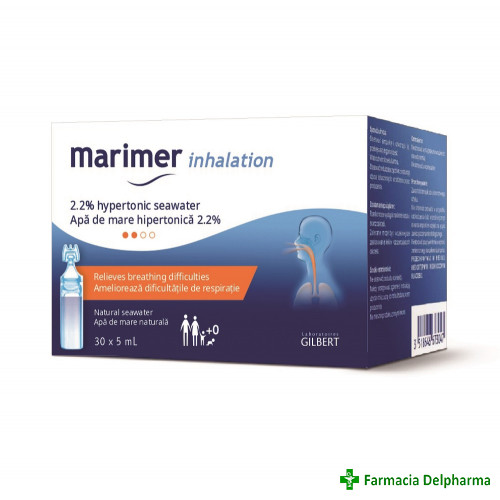 Marimer inhalatii 2.2% 5 ml x 30 monodoze, Gilbert