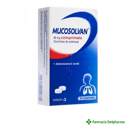 Mucosolvan 30 mg x 20 compr., Sanofi