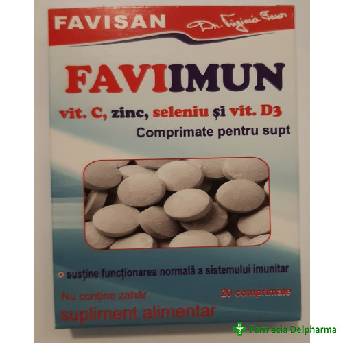 FaviImun comprimate pentru supt x 20 buc., Favisan