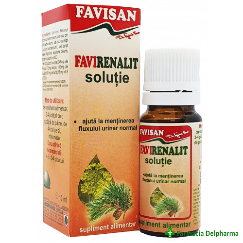 Favirenalit solutie x 10 ml, Favisan