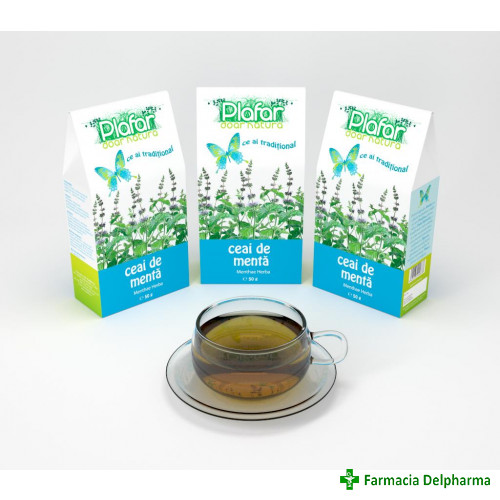 Ceai Menta x 50 g, Plafar