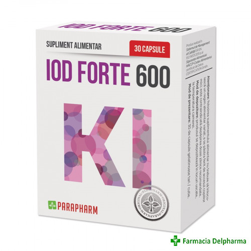 Iod Forte 600 x 30 caps., Parapharm