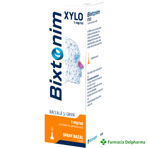 Bixtonim Xylo 1 mg/ml spray nazal x 10 ml, Biofarm