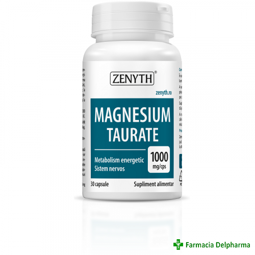 Magnesium Taurate 1000 mg x 30 caps., Zenyth